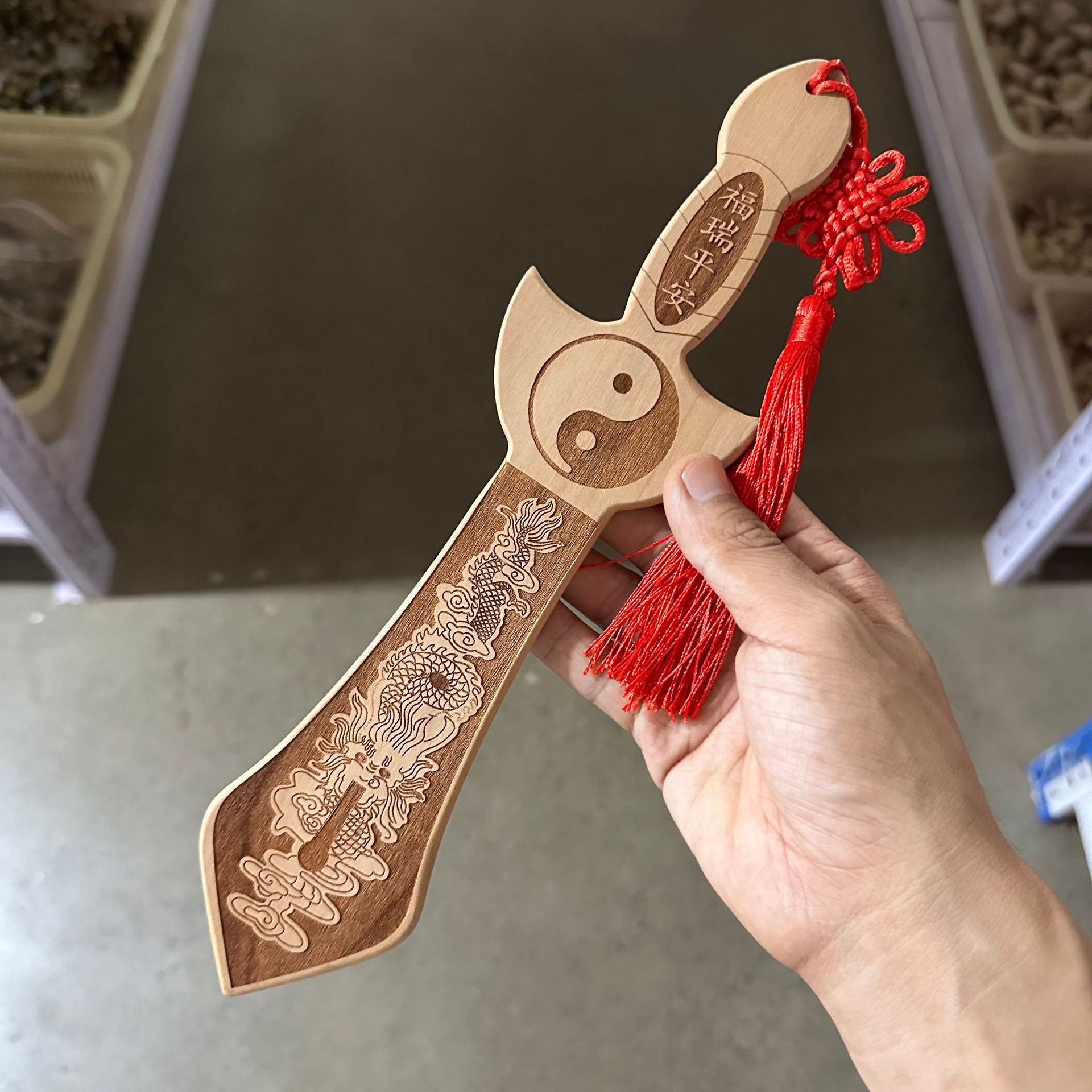 Mexicopeach wood sword